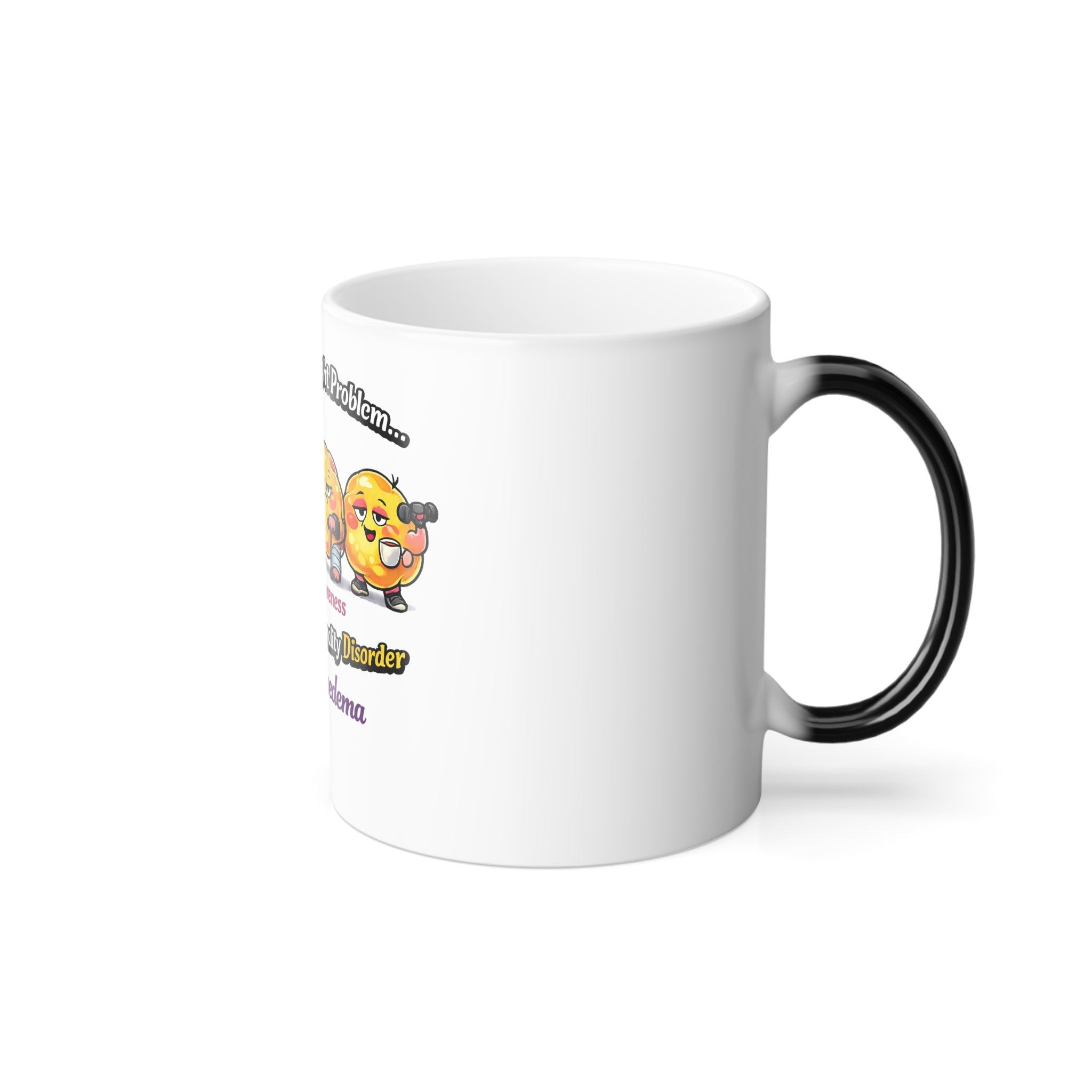 Color-Changing Mug Fat Cells — “Lady Lipedema” Awareness 11oz