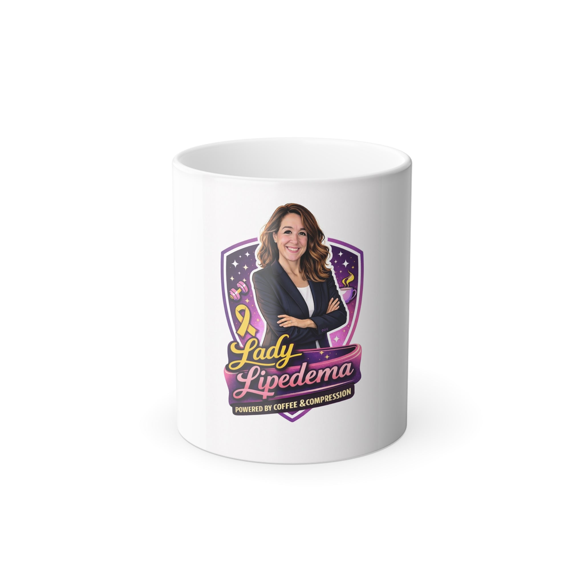 Color-Changing Mug — “Lady Lipedema” Awareness 11oz